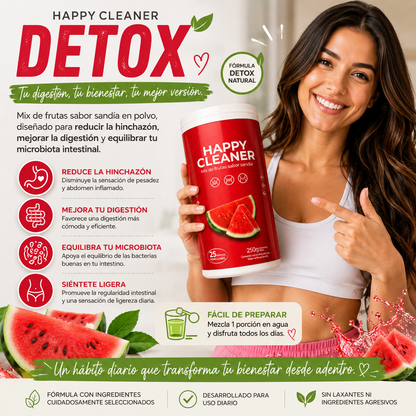 Happy Cleaner | Menos Hinchazón, Más Ligereza Cada Día ✨🌿