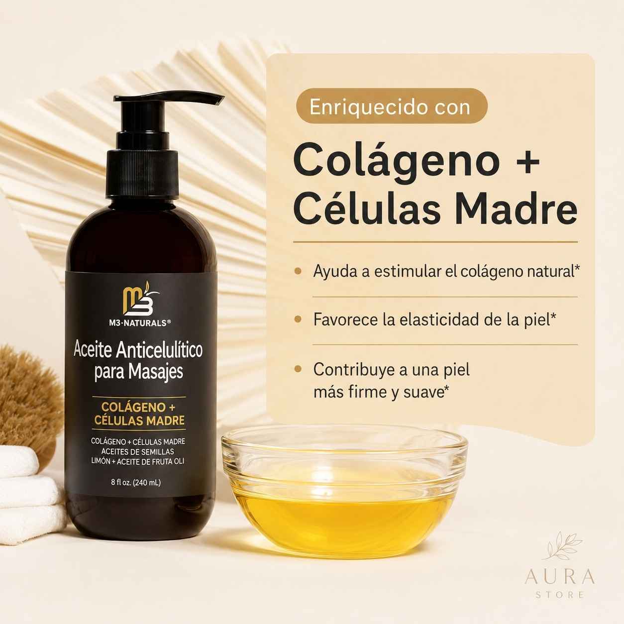 ✨ ¡Despídete de la celulitis y recupera una piel firme con Anti-Cellulite Massage Oil! 💃🔥