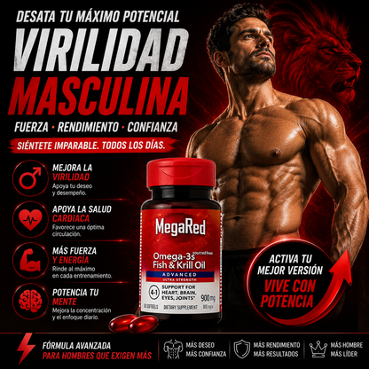 MEGA RED OMEGA 3 PRO | Fuerza • Energía • Bienestar